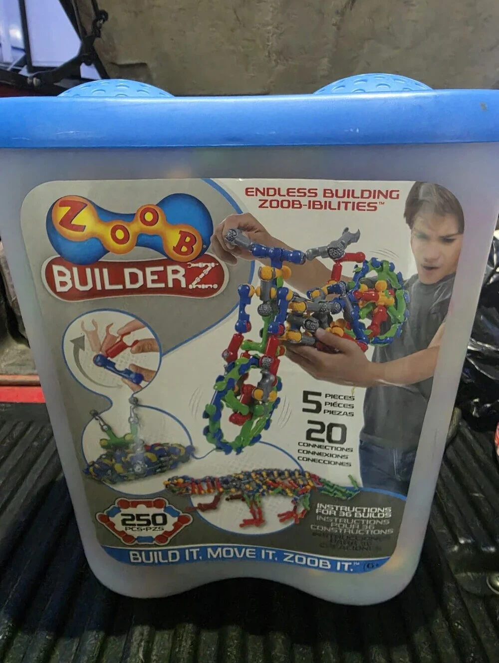 Zoobs Building Toys, Over 500 Assorted Pieces,